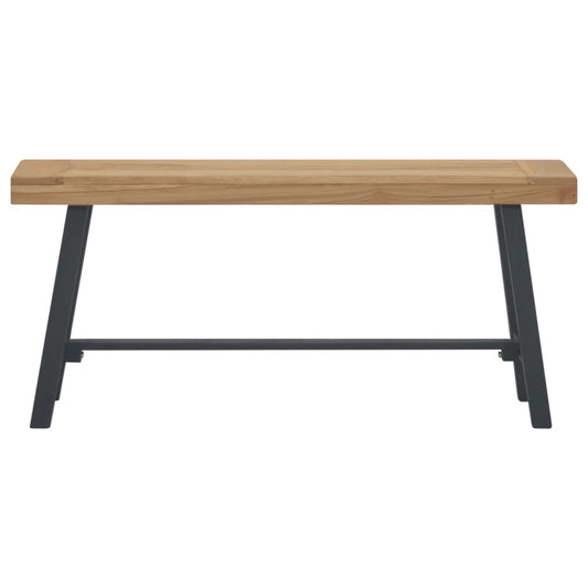 Banco De Madera Maciza De Teca 110 Cm