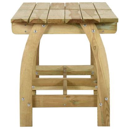 Mesa De Jardín De Madera De Pino Impregnada