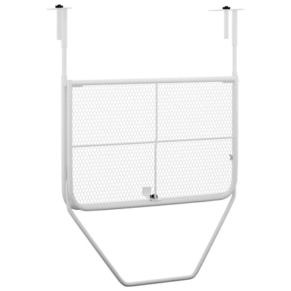Mesa De Balcón Acero Blanca 60X40 Cm