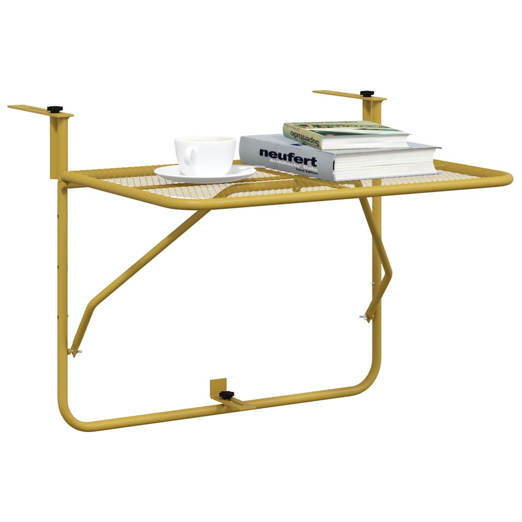 Mesa De Balcón Acero 60X40 Cm