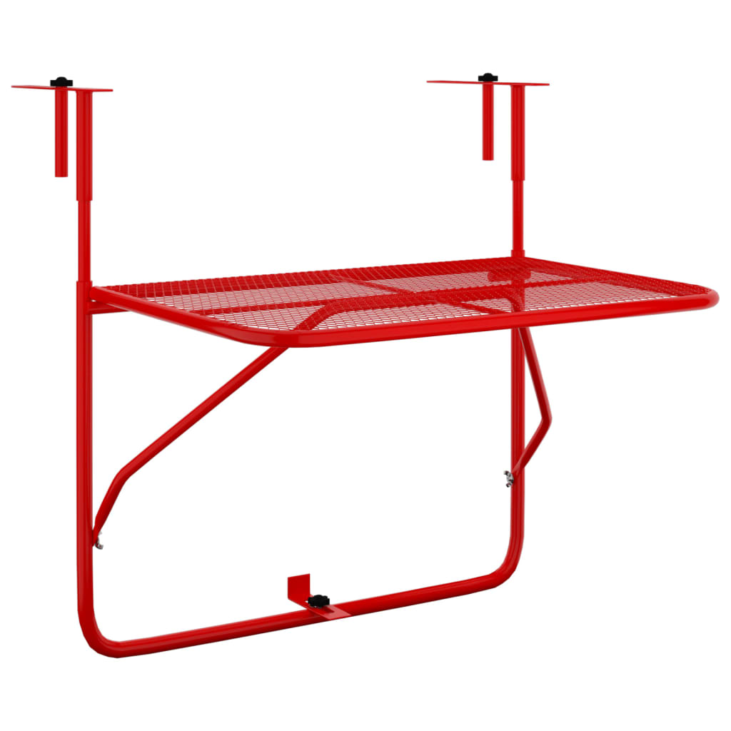 Mesa De Balcón Acero Dorado 60X40 Cm