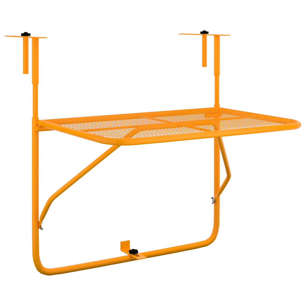 Mesa De Balcón Acero 60X40 Cm