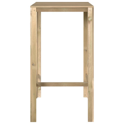 Mesa De Bar Madera De Pino Impregnada