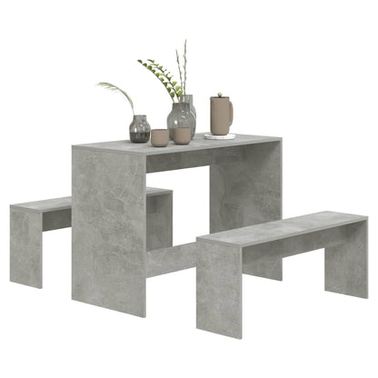 Juego De Comedor 3 Piezas Madera Contrachapada
