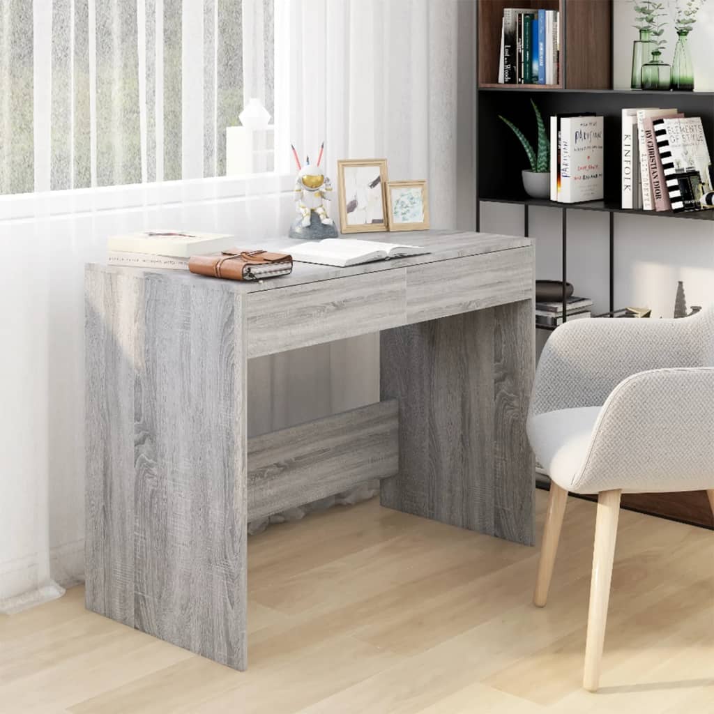 Escritorio De Madera De Ingeniería 101X50X76,5 Cm