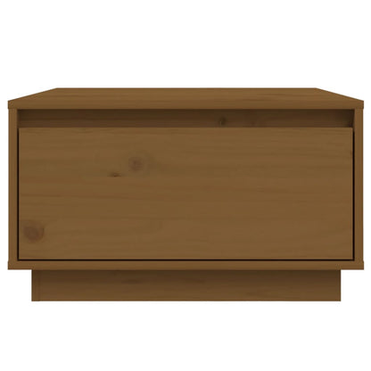 Mesa De Centro Madera Maciza De Pino 55X56X32 Cm