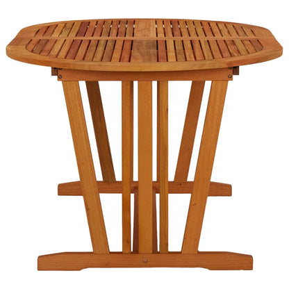 Mesa De Jardín Madera Maciza De Eucalipto 200X100X75 Cm