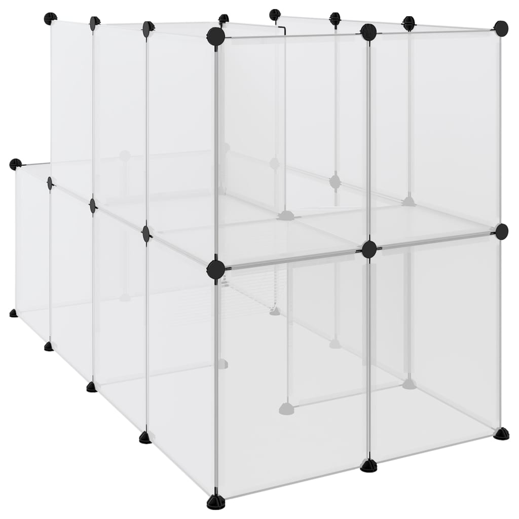 Jaula De Animales Pequeños Pp Y Acero 142X74X93 Cm