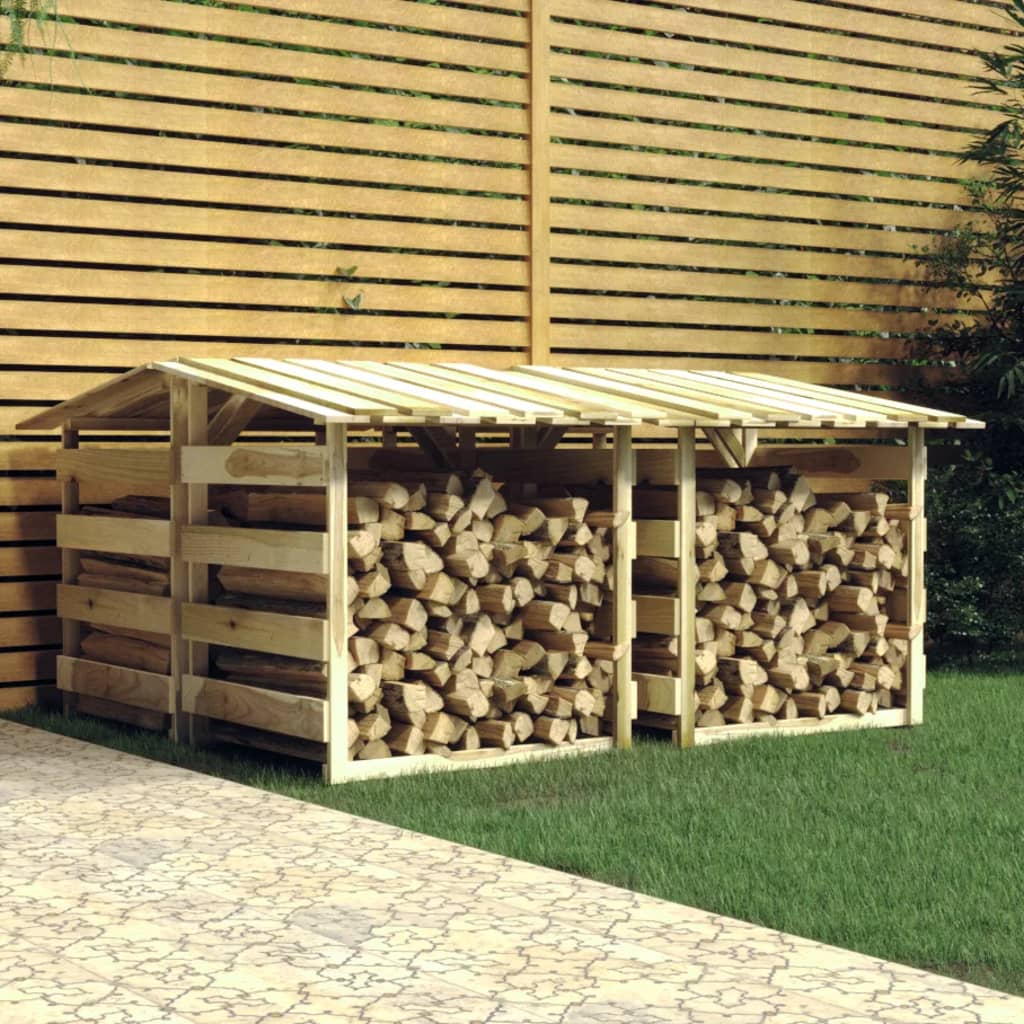 Pérgola Con Techo Madera De Pino Impregnada