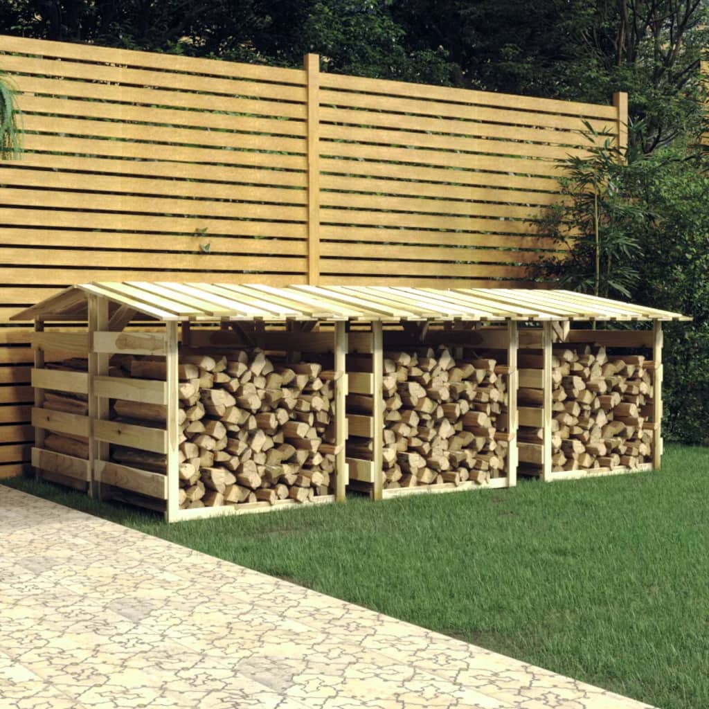 Pérgola Con Techo Madera De Pino Impregnada