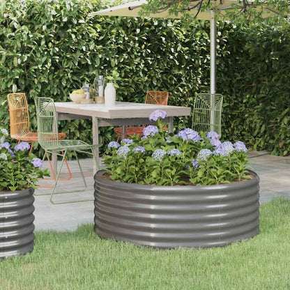 Jardinera Elevada De Acero Galvanizado