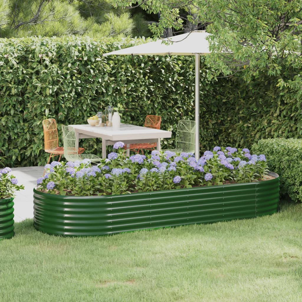 Jardinera Elevada De Acero Galvanizado