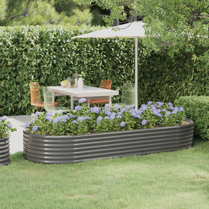 Jardinera Elevada De Acero Galvanizado