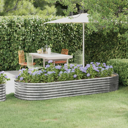 Jardinera Elevada De Acero Galvanizado