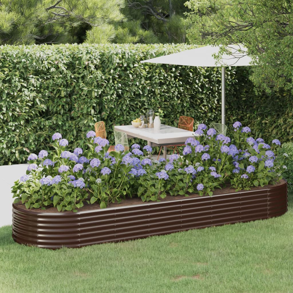 Jardinera Elevada De Acero Galvanizado