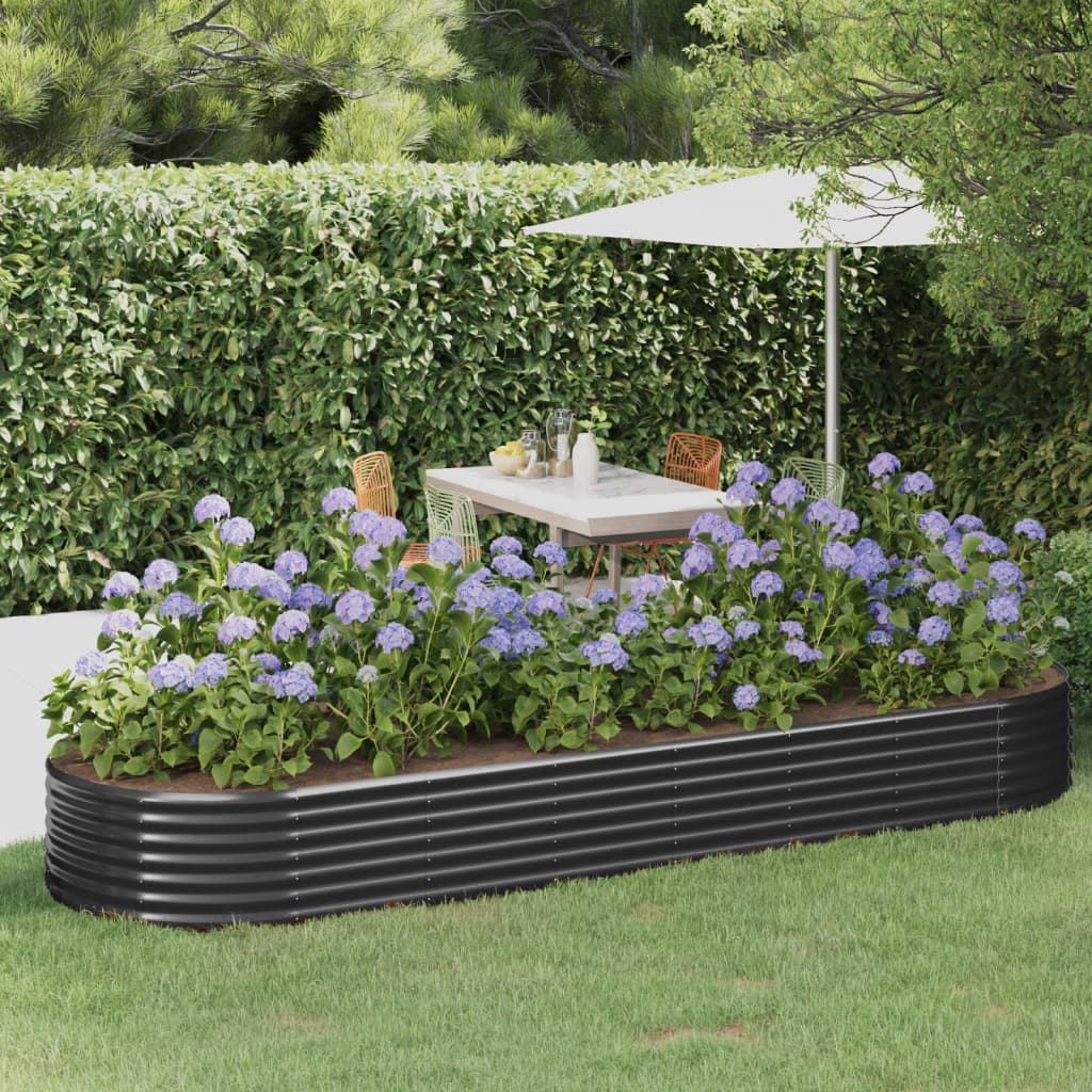 Jardinera Elevada De Acero Galvanizado
