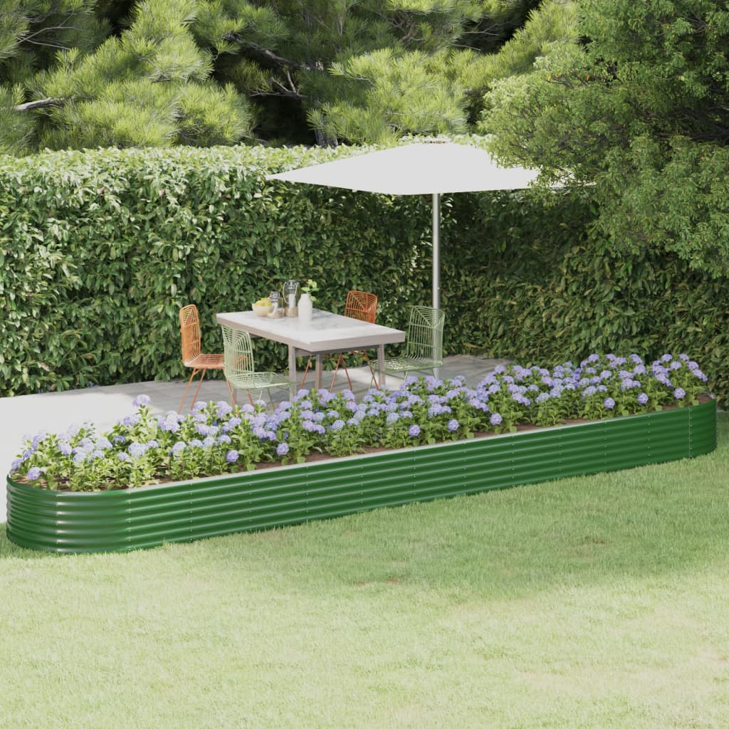 Jardinera Elevada De Acero Galvanizado
