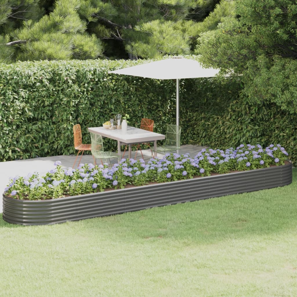 Jardinera Elevada De Acero Galvanizado