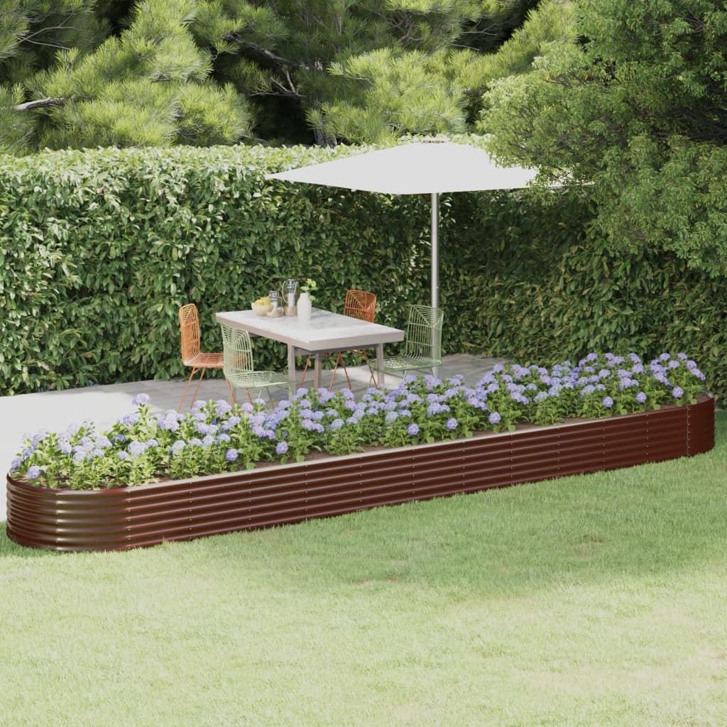 Jardinera Elevada De Acero Galvanizado