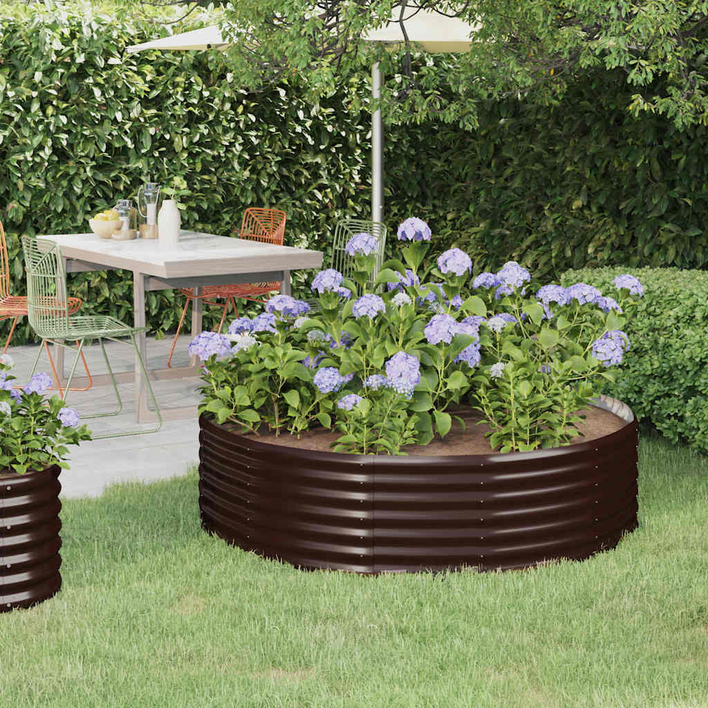 Jardinera Elevada De Acero Galvanizado