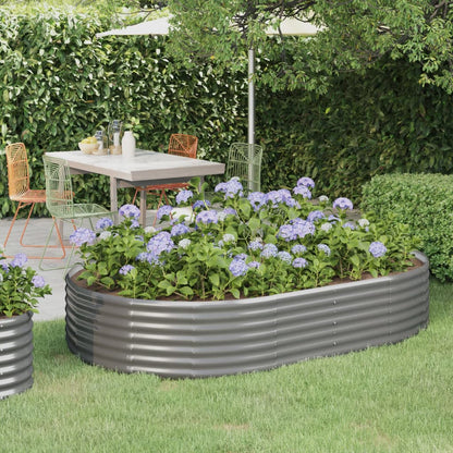 Jardinera Elevada De Acero Galvanizado