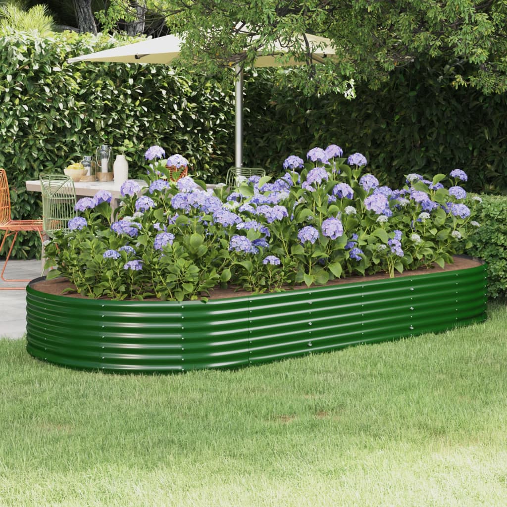 Jardinera Elevada De Acero Galvanizado