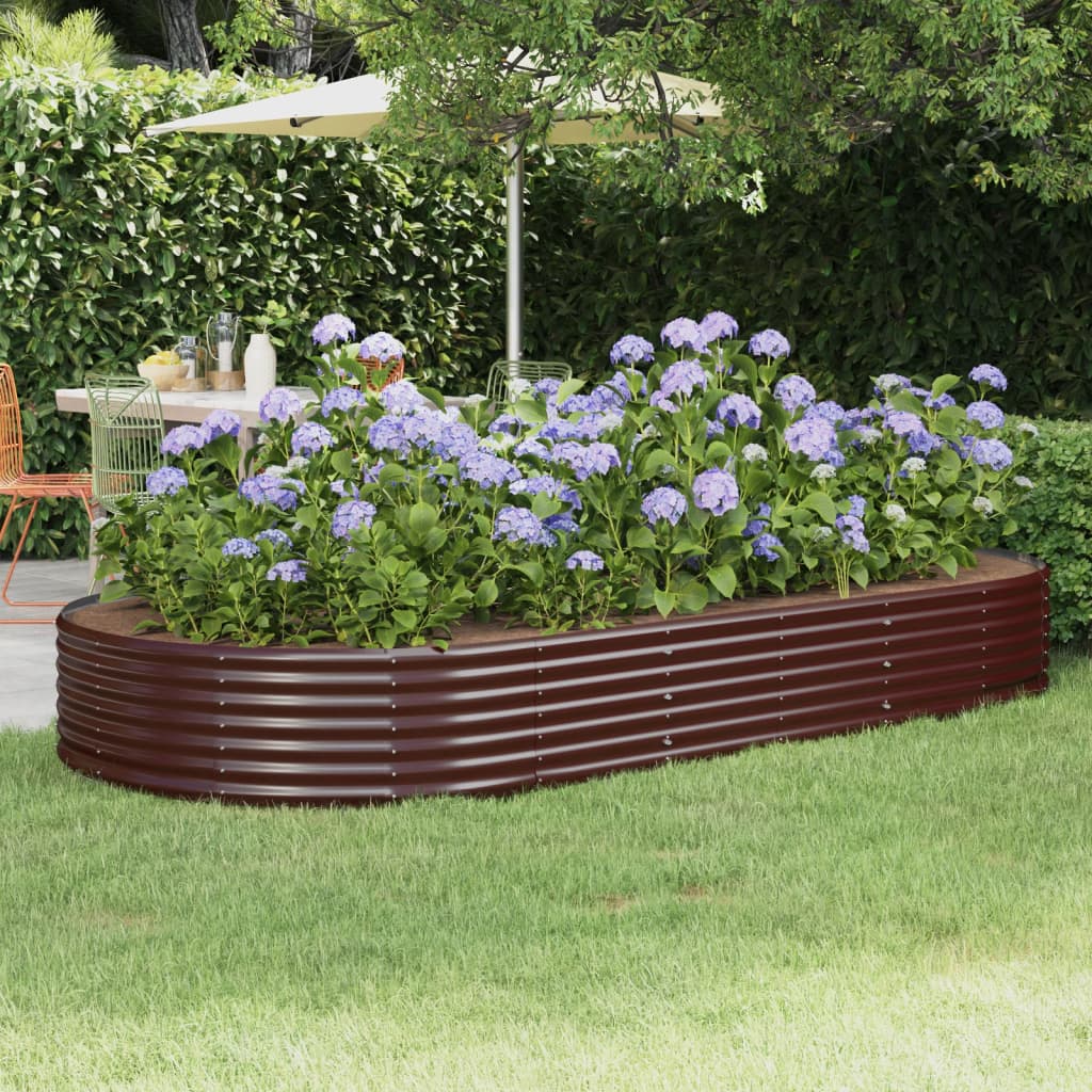 Jardinera Elevada De Acero Galvanizado