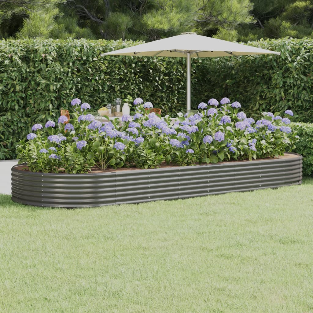 Jardinera Elevada De Acero Galvanizado
