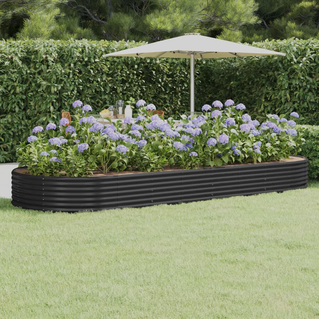 Jardinera Elevada De Acero Galvanizado