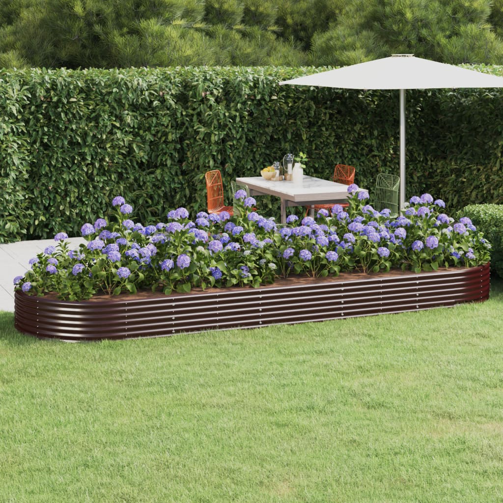 Jardinera Elevada De Acero Galvanizado
