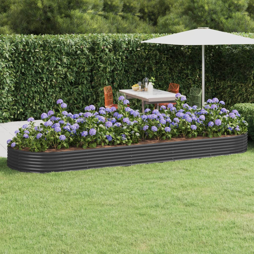 Jardinera Elevada De Acero Galvanizado