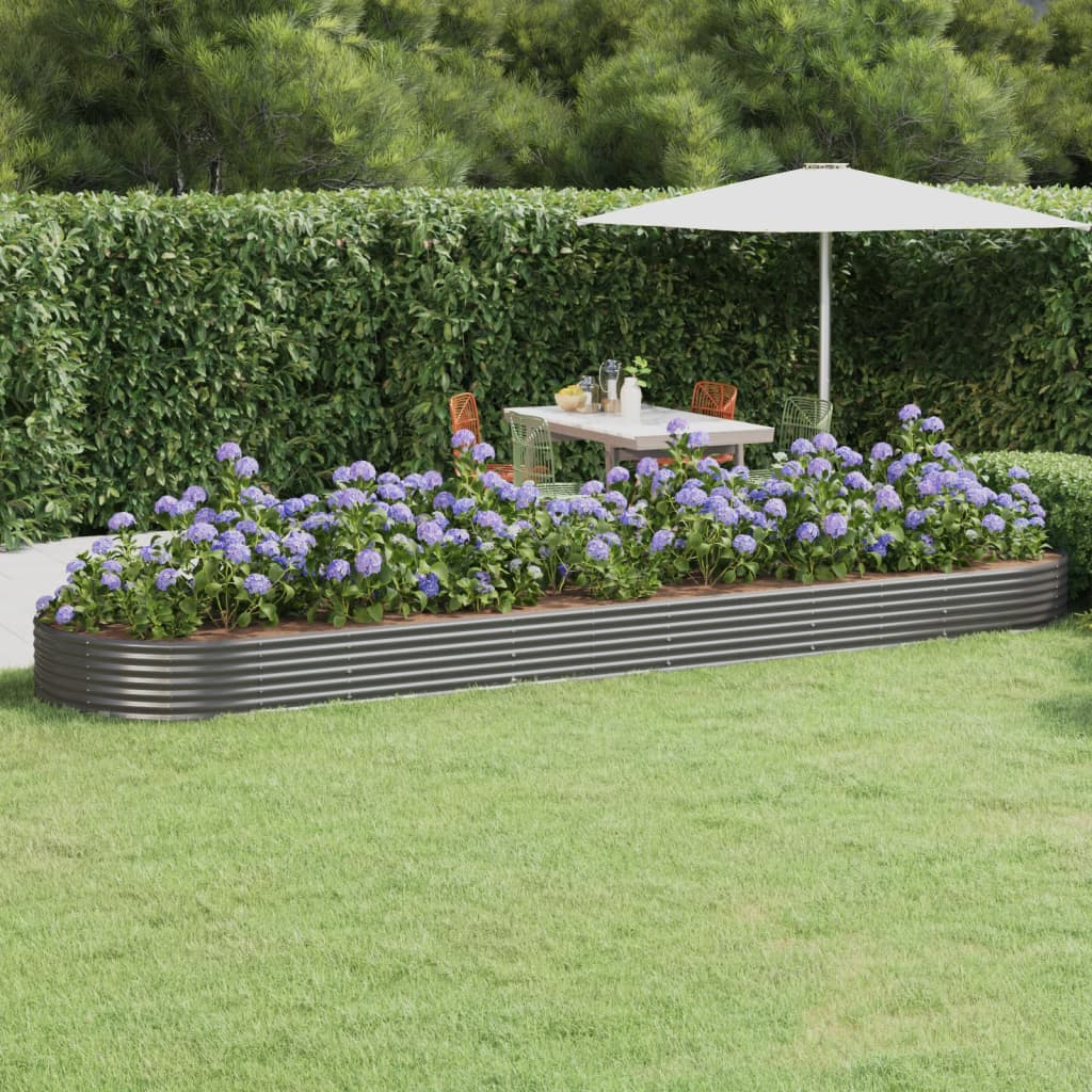 Jardinera Elevada De Acero Galvanizado