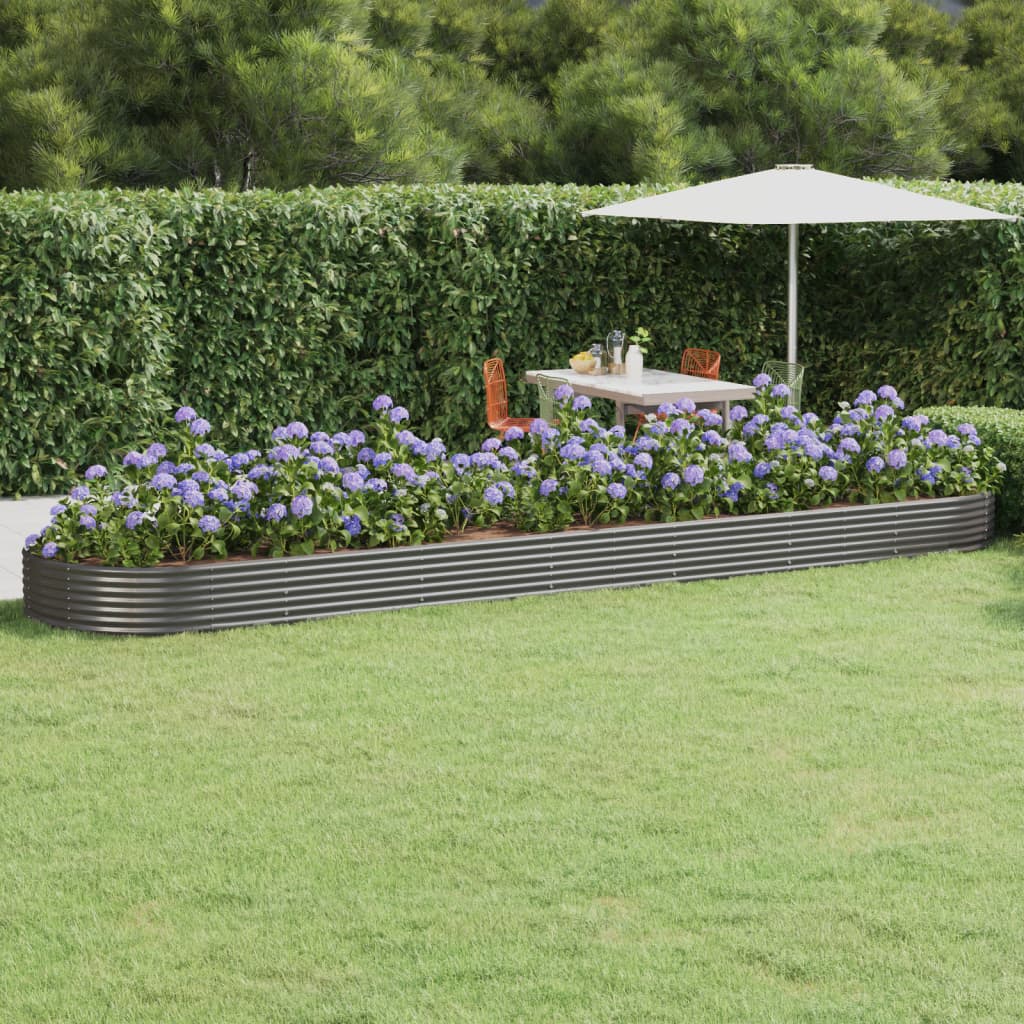 Jardinera Elevada De Acero Galvanizado