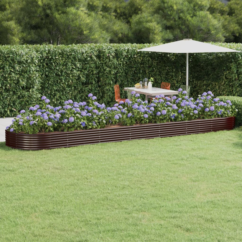 Jardinera Elevada De Acero Galvanizado