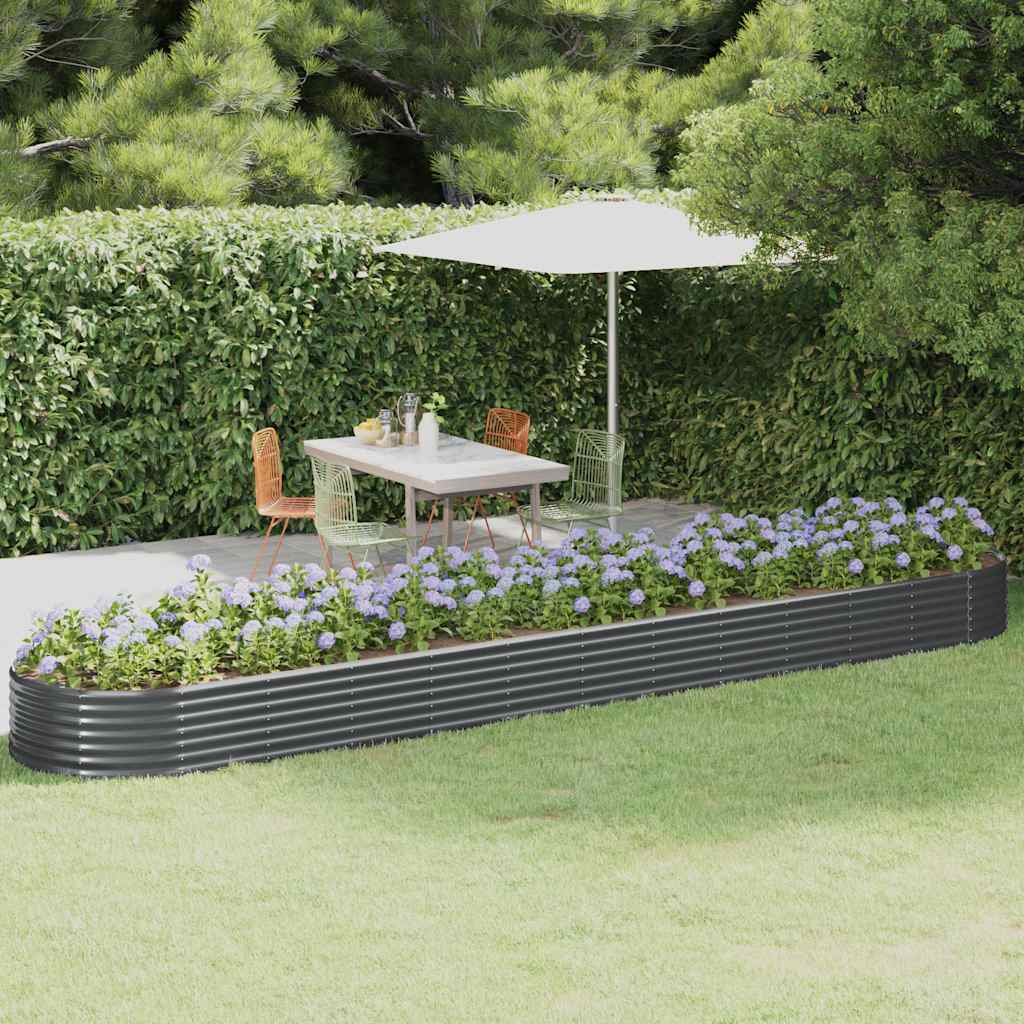 Jardinera Elevada De Acero Galvanizado