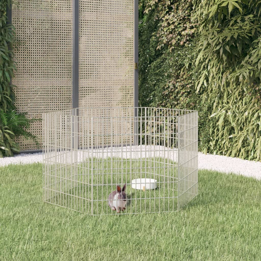 Recinto Corral Animales 48 Paneles Hierro Galvanizado