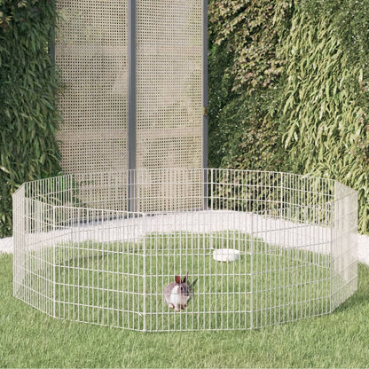 Recinto Corral Animales 48 Paneles Hierro Galvanizado