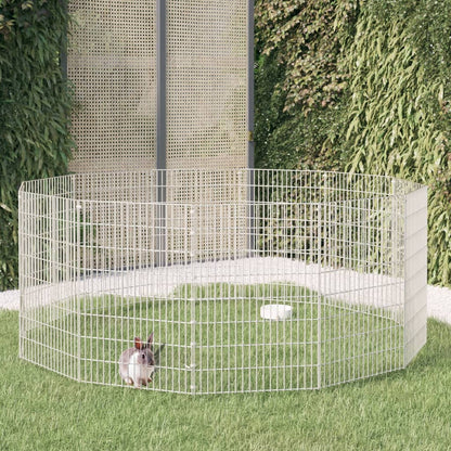 Recinto Corral Animales 48 Paneles Hierro Galvanizado