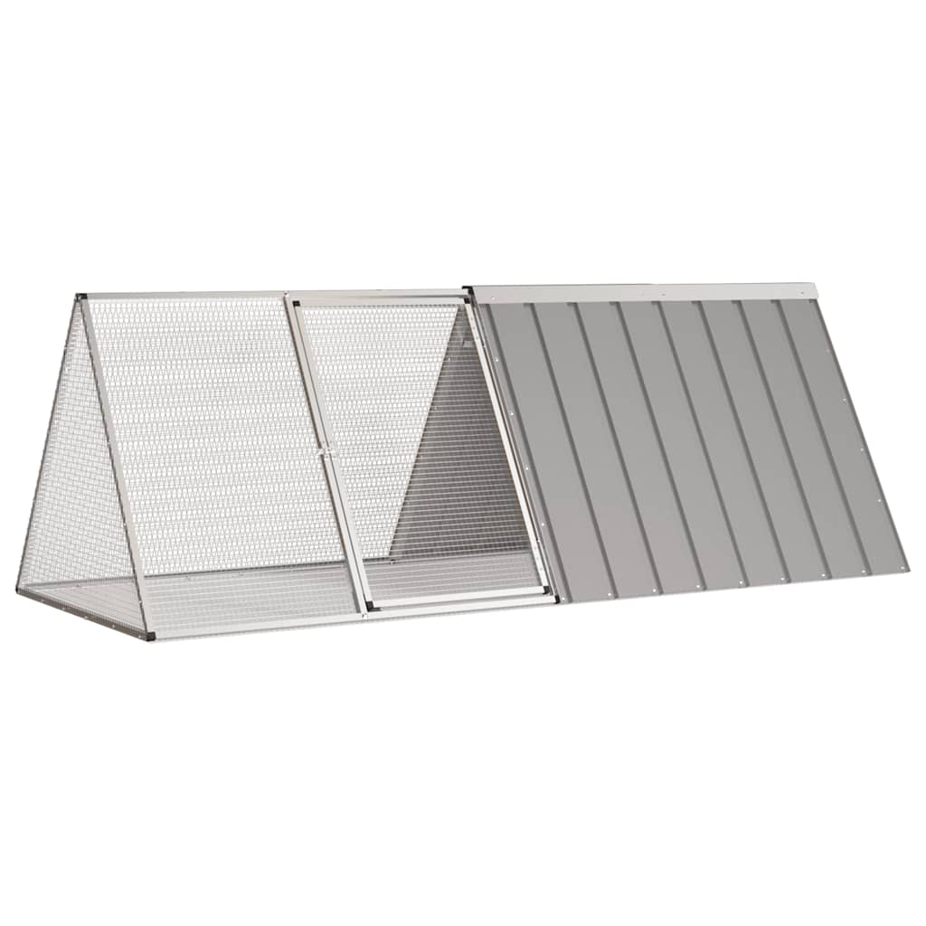 Jaula Para Conejos Acero Galvanizado 403,5X80,5X71 Cm
