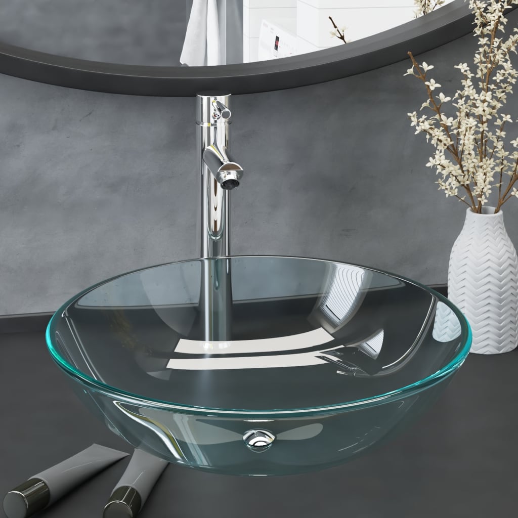 Lavabo De Vidrio Templado 42 Cm
