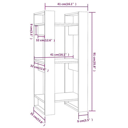 Estantería/Divisor De Espacios Madera Pino