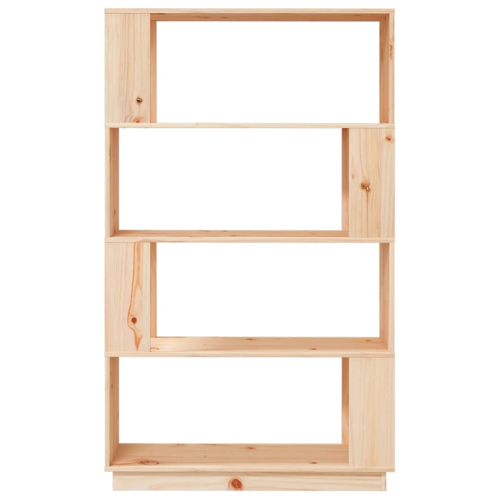 Estantería/Divisor De Espacios Madera Maciza Pino 80X25X132 Cm