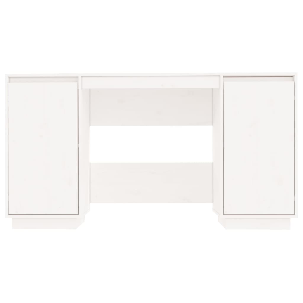 Escritorio Madera Maciza De Pino 140X50X75 Cm