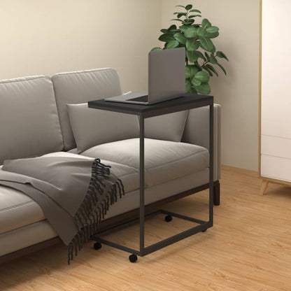 Mesa Auxiliar De Madera Contrachapada Negro