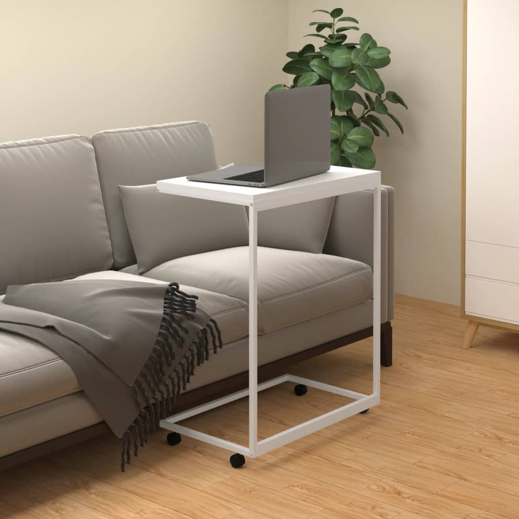Mesa Auxiliar De Madera Contrachapada Negro
