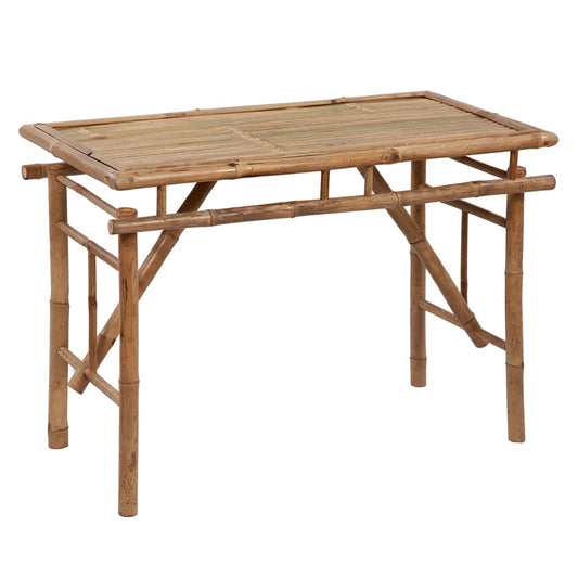 Mesa Plegable De Jardín De Bambú