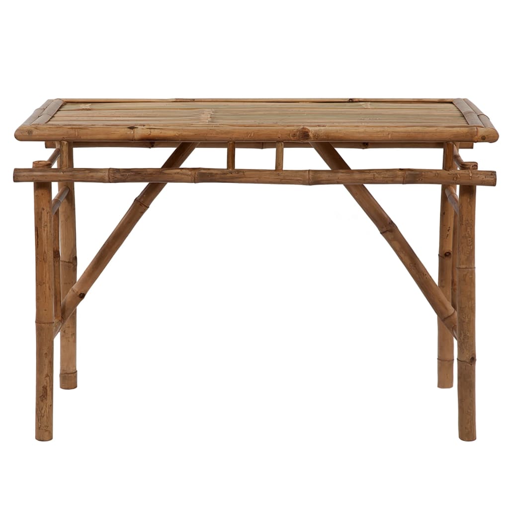 Mesa Plegable De Jardín De Bambú