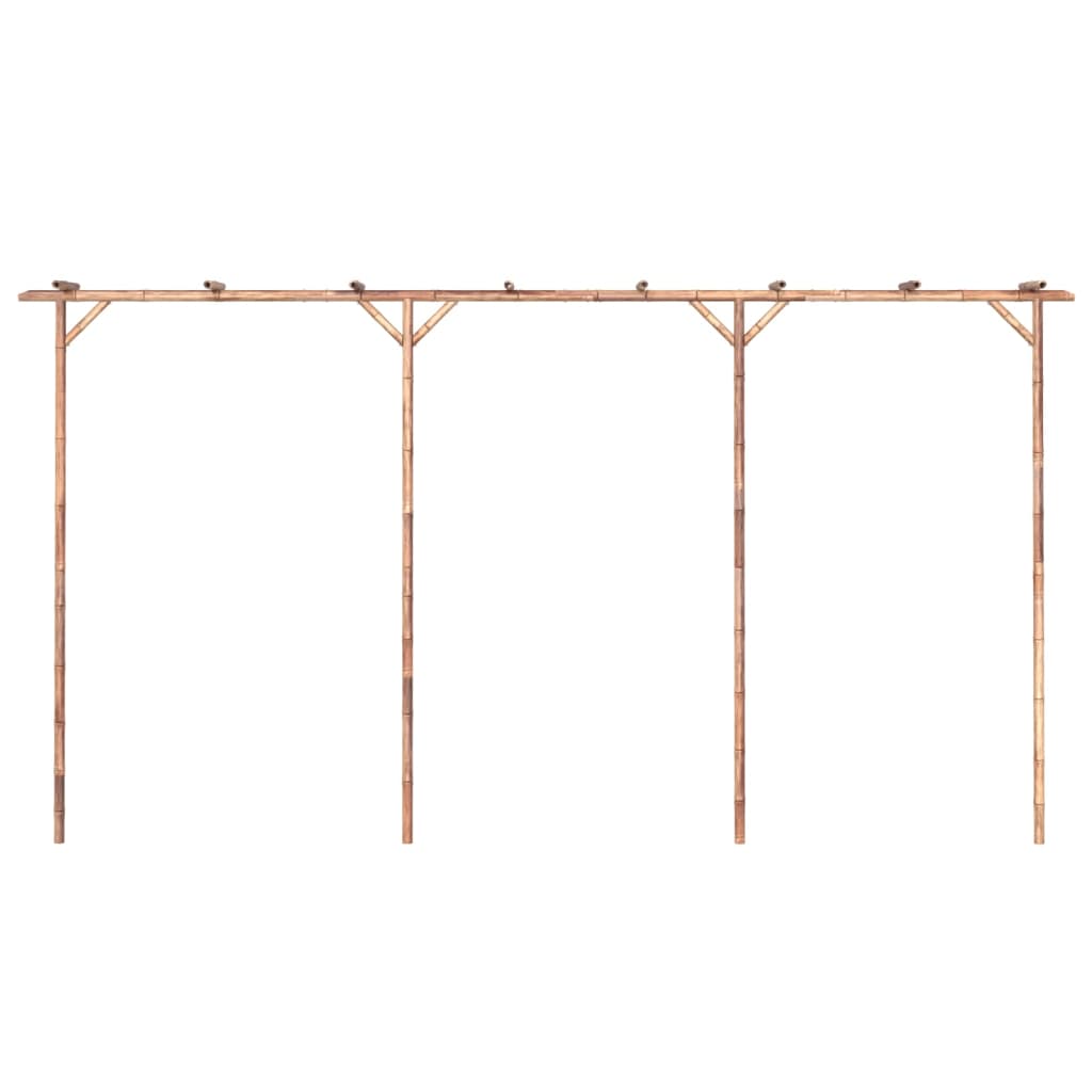 Pérgola De Bambú 385X40X205 Cm