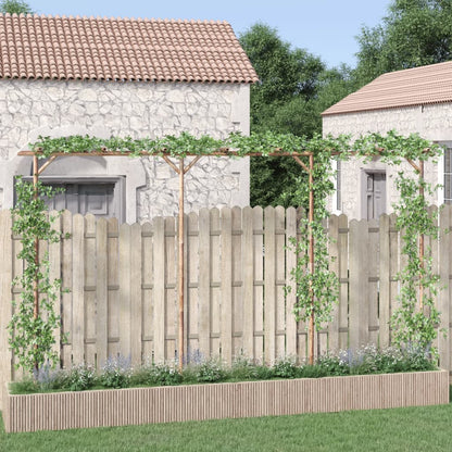 Pérgola De Bambú 385X40X205 Cm