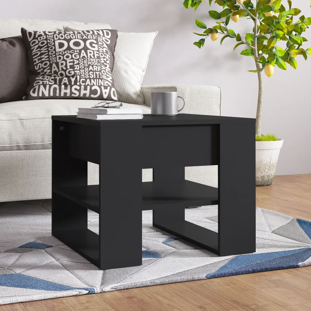 Mesa De Centro Madera De Ingeniería 55,5X55X45 Cm